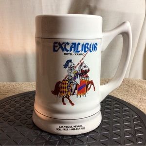 EXCALIBUR HOTEL & CASINO Las Vegas Ceramic Drinking Stein/Mug pre-owned